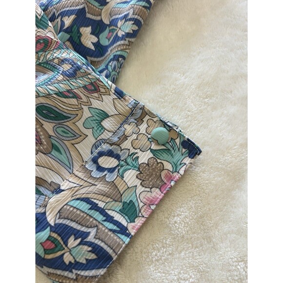 Alfred Dunner Womens Top Size 20 Boho Floral V-Neck Lightweight Blouse 2X - Picture 10 of 12